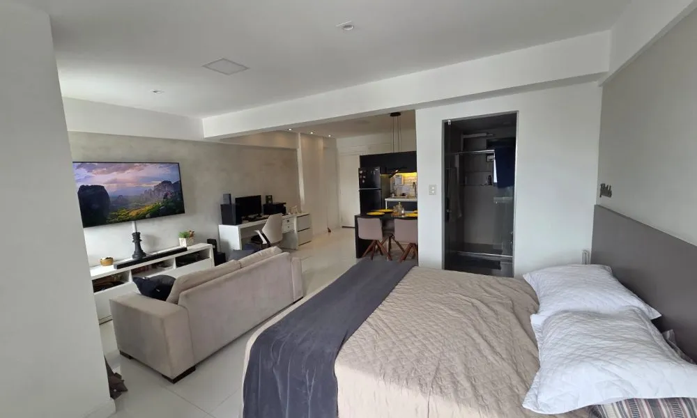 Studio com quarto/sala amplo, 43m² - Pituba (4)
