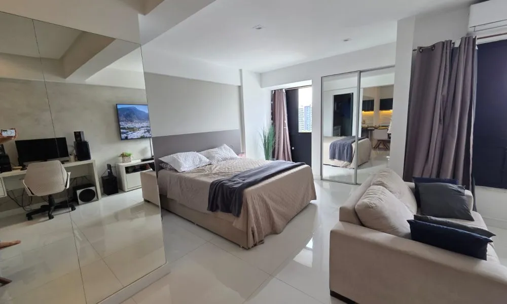 Studio com quarto/sala amplo, 43m² - Pituba (9)